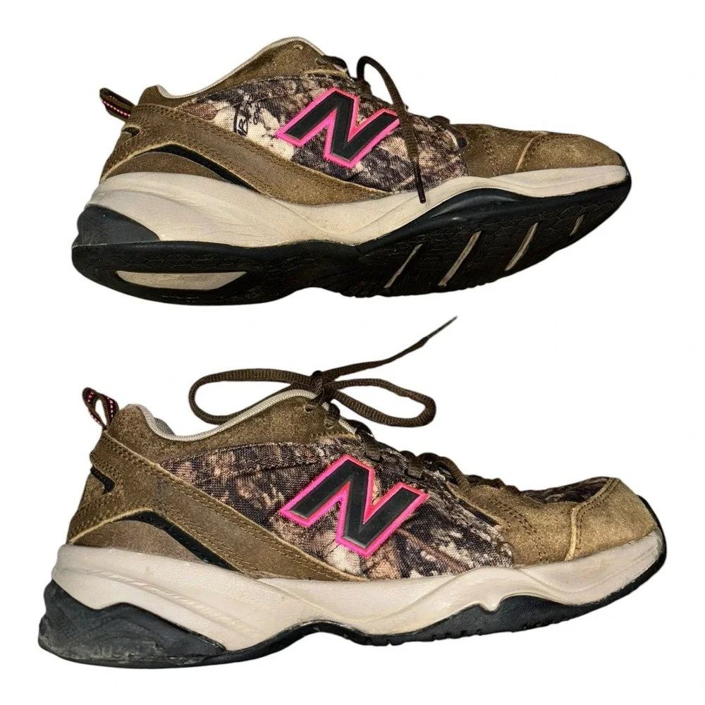 New Balance 608 v4 Camo Pink Women's 8 B Cross Training Shoes Rare Y2K‎ WX608V4C